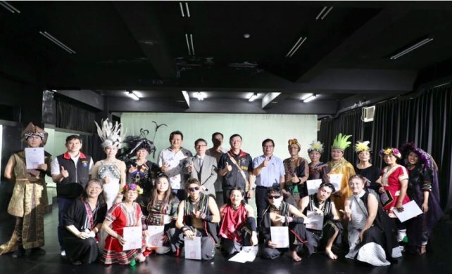 大漢結訓成果展 演出原住民「祖靈傳說」劇場